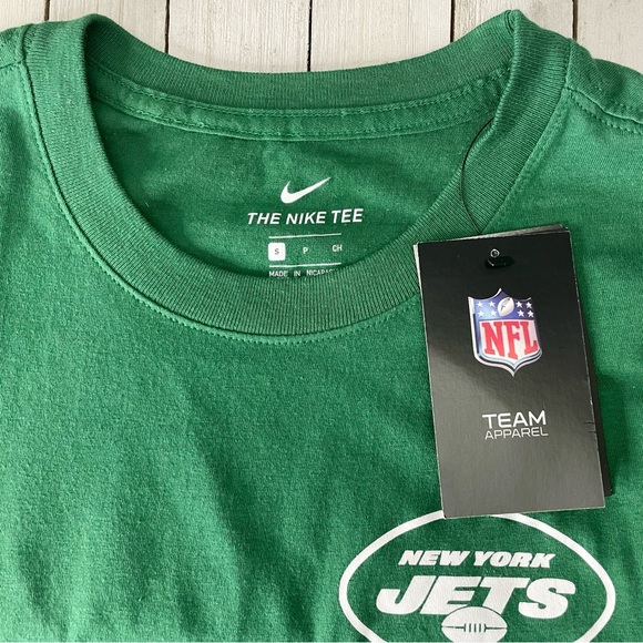 NIKE x NFL NY JETS The Nike Tee Short Sleeve Zach Wilson #2 Football Tee T-Shirt - Picture 4 of 7